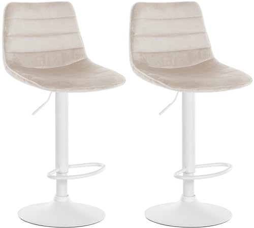 Unique Nature Barhocker 2er – 360° frei drehbar für maximale Beweglichkeit – inkl. komfortabler Fußablage – modernes verchromtes Metallgestell – robust Unique Nature Barhocker 2er – 360° frei drehbar für maximale Beweglichkeit – inkl. komfortabler Fußablage – modernes verchromtes Metallgestell – robust von Unique Nature