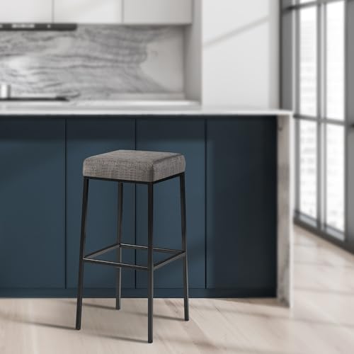 Unique Nature Barhocker 2er – inkl. komfortabler Fußablage – robust & strapazierfähig verarbeitet – perfekt für Bar, Theke & mehr von Unique Nature