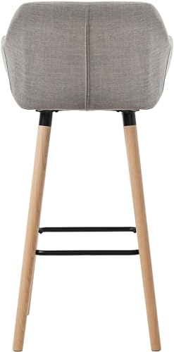 Unique Nature Barhocker 2er – inkl. komfortabler Fußablage – robust & strapazierfähig verarbeitet – perfekt für Küche, Theke & mehr von Unique Nature