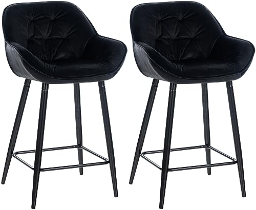 Unique Nature Barhocker 2er – robust & strapazierfähig verarbeitet – perfekt für Bar, Theke & mehr von Unique Nature