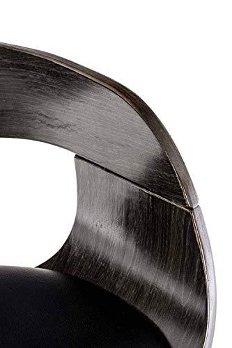 Unique Nature Barhocker 2er – stufenlos höhenverstellbar für Flexible Sitzhöhe – 360° frei drehbar für maximale Beweglichkeit – pflegeleichter Kunstlederbezug von Unique Nature