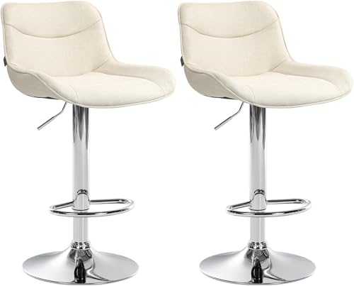 Unique Nature Barhocker 2er – stufenlos höhenverstellbar für Flexible Sitzhöhe – 360° frei drehbar für maximale Beweglichkeit – robust & strapazierfähig von Unique Nature