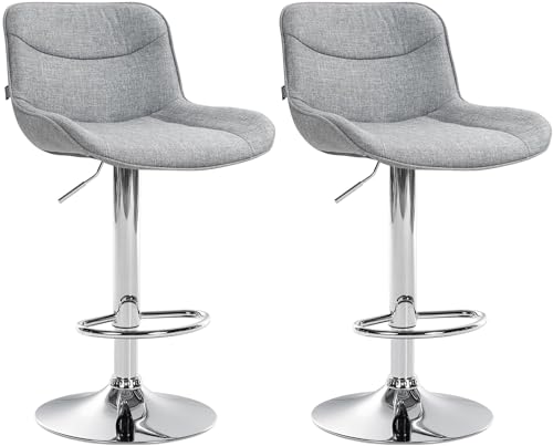 Unique Nature Barhocker 2er – stufenlos höhenverstellbar für Flexible Sitzhöhe – 360° frei drehbar für maximale Beweglichkeit – robust & strapazierfähig von Unique Nature