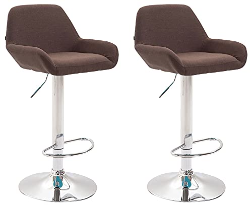 Unique Nature Barhocker 2er – stufenlos höhenverstellbar für Flexible Sitzhöhe – 360° frei drehbar für maximale Beweglichkeit – robust & strapazierfähig von Unique Nature