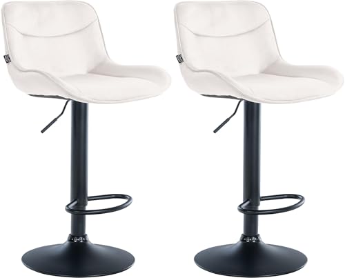 Unique Nature Barhocker 2er – stufenlos höhenverstellbar für Flexible Sitzhöhe – 360° frei drehbar für maximale Beweglichkeit – robust & strapazierfähig von Unique Nature