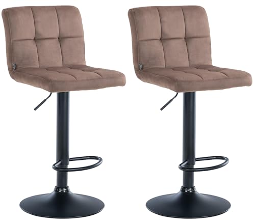 Unique Nature Barhocker 2er – stufenlos höhenverstellbar für Flexible Sitzhöhe – 360° frei drehbar für maximale Beweglichkeit – robust & strapazierfähig von Unique Nature