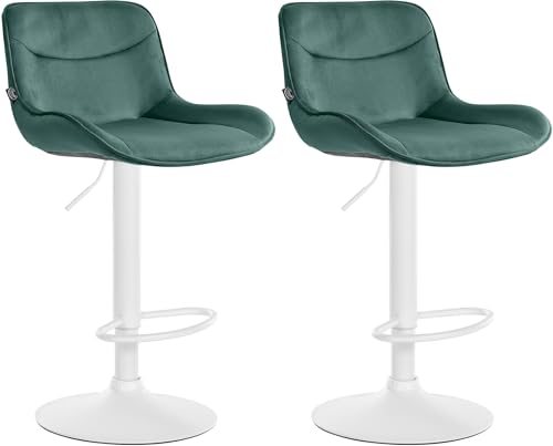 Unique Nature Barhocker 2er – stufenlos höhenverstellbar für Flexible Sitzhöhe – 360° frei drehbar für maximale Beweglichkeit – robust & strapazierfähig von Unique Nature
