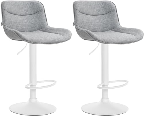 Unique Nature Barhocker 2er – stufenlos höhenverstellbar für Flexible Sitzhöhe – 360° frei drehbar für maximale Beweglichkeit – robust & strapazierfähig von Unique Nature