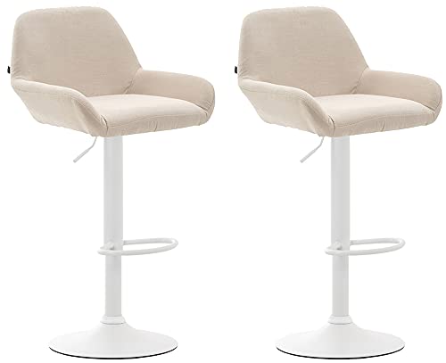 Unique Nature Barhocker 2er – stufenlos höhenverstellbar für Flexible Sitzhöhe – 360° frei drehbar für maximale Beweglichkeit – robust & strapazierfähig von Unique Nature