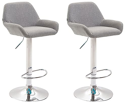 Unique Nature Barhocker 2er – stufenlos höhenverstellbar für Flexible Sitzhöhe – 360° frei drehbar für maximale Beweglichkeit – robust & strapazierfähig von Unique Nature