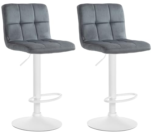Unique Nature Barhocker 2er – stufenlos höhenverstellbar für Flexible Sitzhöhe – 360° frei drehbar für maximale Beweglichkeit – robust & strapazierfähig von Unique Nature