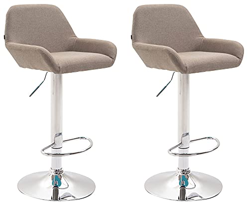 Unique Nature Barhocker 2er – stufenlos höhenverstellbar für Flexible Sitzhöhe – 360° frei drehbar für maximale Beweglichkeit – robust & strapazierfähig von Unique Nature