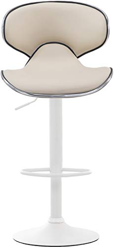 Unique Nature Barhocker 2er – stufenlos höhenverstellbar für Flexible Sitzhöhe – pflegeleichter Kunstlederbezug – modernes verchromtes Metallgestell – robust von Unique Nature