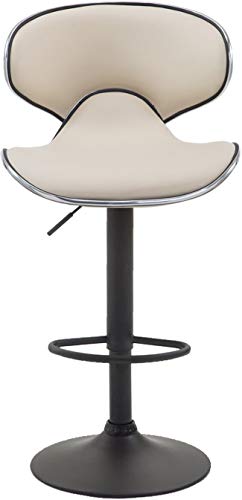 Unique Nature Barhocker 2er – stufenlos höhenverstellbar für Flexible Sitzhöhe – pflegeleichter Kunstlederbezug – modernes verchromtes Metallgestell – robust von Unique Nature