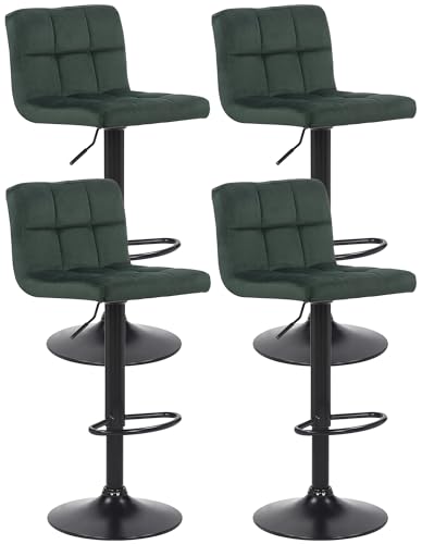 Unique Nature Barhocker 4er – 360° frei drehbar für maximale Beweglichkeit – robust & strapazierfähig verarbeitet – perfekt für Bar, Theke & mehr von Unique Nature