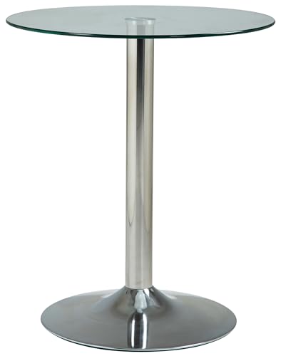 Unique Nature Barhocker Glastisch – modernes verchromtes Metallgestell – robust & strapazierfähig verarbeitet Unique Nature Barhocker Glastisch – modernes verchromtes Metallgestell – robust & strapazierfähig verarbeitet von Unique Nature