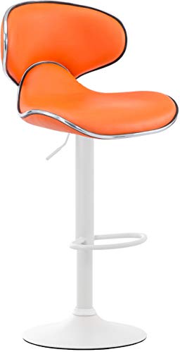 Unique Nature Barhocker Las – stufenlos höhenverstellbar für Flexible Sitzhöhe – pflegeleichter Kunstlederbezug – modernes verchromtes Metallgestell – robust von Unique Nature