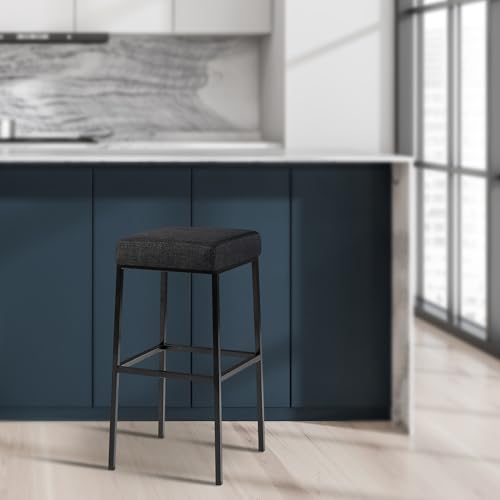 Unique Nature Barhocker Montreal – inkl. komfortabler Fußablage – robust & strapazierfähig verarbeitet – perfekt für Bar, Theke & mehr von Unique Nature