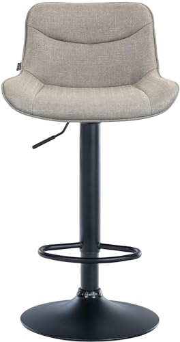 Unique Nature Barhocker Vonore – stufenlos höhenverstellbar für Flexible Sitzhöhe – 360° frei drehbar für maximale Beweglichkeit – robust & strapazierfähig von Unique Nature