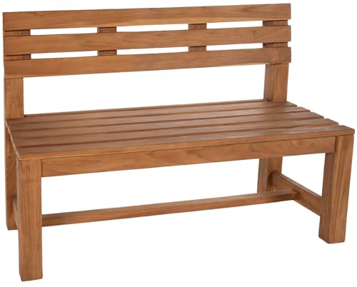 Unique Nature Teak Gartenbank – in 6 Größen – wetterfest – mit Rückenlehne – Massivholz – Outdoor-Sitzbank für Garten, Terrasse oder Balkon – langlebig und elegant Unique Nature Teak Gartenbank – in 6 Größen – wetterfest – mit Rückenlehne – Massivholz – Outdoor-Sitzbank für Garten, Terrasse oder Balkon – langlebig und elegant von Unique Nature