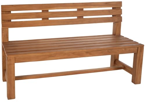 Unique Nature Teak Gartenbank – in 6 Größen – wetterfest – mit Rückenlehne – Massivholz – Outdoor Sitzbank für Garten Terrasse oder Balkon – langlebig, FSC-Zertifiziert, pflegeleicht Unique Nature Teak Gartenbank – in 6 Größen – wetterfest – mit Rückenlehne – Massivholz – Outdoor Sitzbank für Garten Terrasse oder Balkon – langlebig, FSC-Zertifiziert, pflegeleicht von Unique Nature