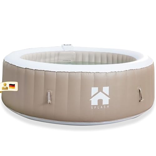 Unique Nature Whirlpool mit 130 Luftdüsen – aufblasbar – mit LED – für 1–6 Personen – PVC – Premium-Wellness – Outdoor Spa, Wellnessbad, Massagefunktion, Winterfest, Garten Whirlpool Unique Nature Whirlpool mit 130 Luftdüsen – aufblasbar – mit LED – für 1–6 Personen – PVC – Premium-Wellness – Outdoor Spa, Wellnessbad, Massagefunktion, Winterfest, Garten Whirlpool von Unique Nature
