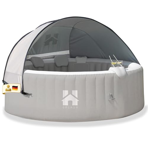 Unique Nature Whirlpool mit 130 Luftdüsen & digitaler Steuerung – aufblasbar – für 4–6 Personen – PVC – Premium-Wellness – Wellnessbad, Spa, Outdoor-Jacuzzi, mit Kissen & Abdeckung Unique Nature Whirlpool mit 130 Luftdüsen & digitaler Steuerung – aufblasbar – für 4–6 Personen – PVC – Premium-Wellness – Wellnessbad, Spa, Outdoor-Jacuzzi, mit Kissen & Abdeckung von Unique Nature