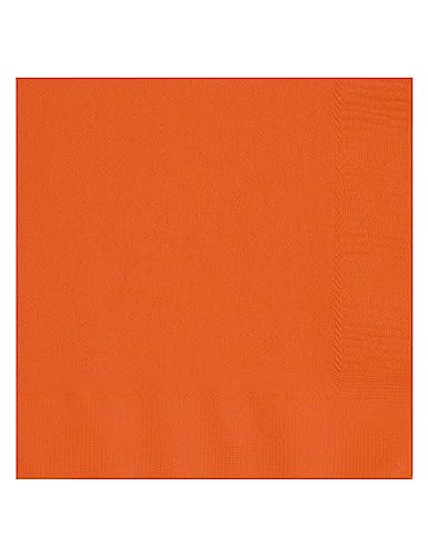 Papierservietten - 16,5 cm - Orange - Packung mit 20 Stück Papierservietten - 16,5 cm - Orange - Packung mit 20 Stück von Unique