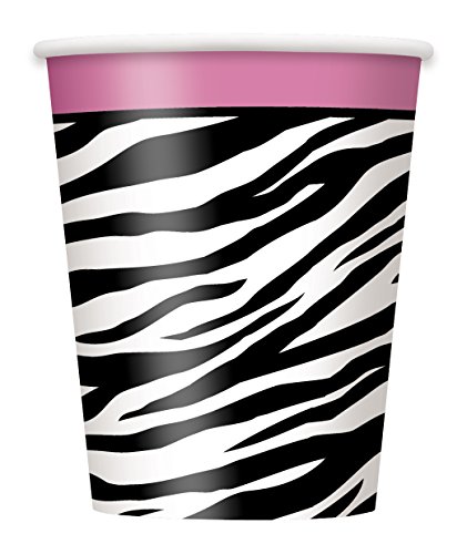 Geburtstagspartyzubehör im Zebra-Design. von Unique Party