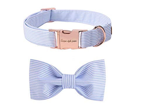 Unique Style Paws Hundehalsband Fliege Halsband Verstellbare Halsbänder oder Hundeleinen für Hunde und Katzen Klein Mittelgroß Groß Unique Style Paws Hundehalsband Fliege Halsband Verstellbare Halsbänder oder Hundeleinen für Hunde und Katzen Klein Mittelgroß Groß von Unique style paws