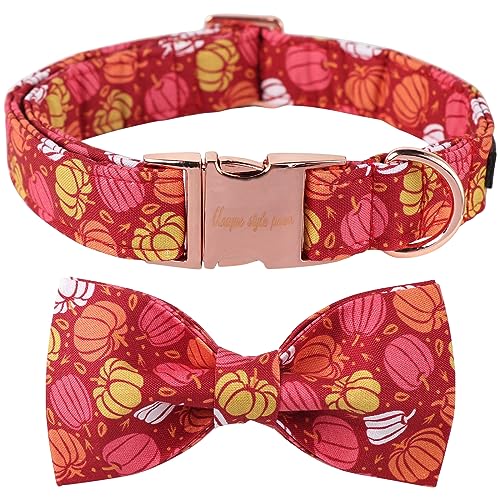Unique style paws Halloween-Hundehalsband, Kürbis-Hundehalsband, Bequemes Baumwoll-Fliegenhalsband für Jungen Mädchen Hunde, Fliegenhalsband mit Metallschnalle, XS, Hals 8-12in Unique style paws Halloween-Hundehalsband, Kürbis-Hundehalsband, Bequemes Baumwoll-Fliegenhalsband für Jungen Mädchen Hunde, Fliegenhalsband mit Metallschnalle, XS, Hals 8-12in von Unique style paws