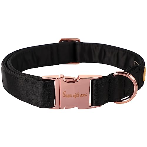 Unique style paws Hundehalsband, Hochzeit Seiden Hundehalsband, Weiche Verstellbares Haustierhalsband Geschenk Für Weibliche Oder Männliche X-Kleine Hunde von Unique style paws