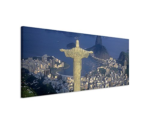 Bild 120x40cm Urbane Fotografie – Luftaufnahme von Rio de Janeiro, Brasilien von Unique