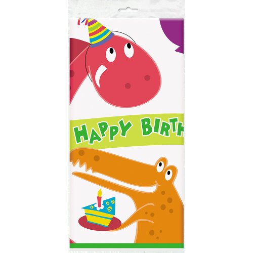 Dino Party Plastic Tablecover von Unique