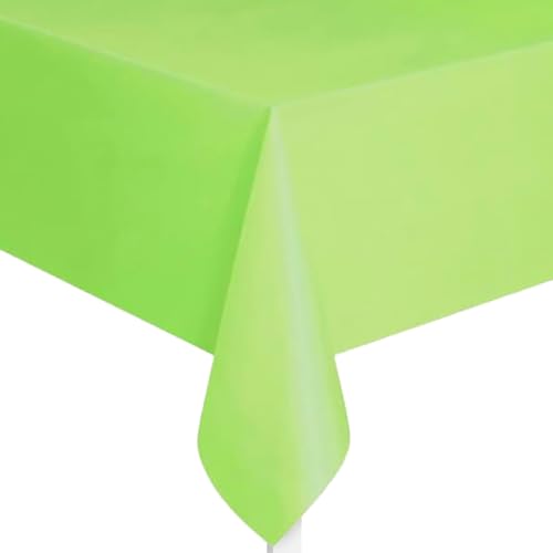 Unique UK Solid Limettengrüne Kunststoff-Tischdecke, kurz gefaltet, rechteckig, 137 x 274 cm, 1 Stück, Elegante und langlebige Tischdecke für Partys, Veranstaltungen und Zuhause Unique UK Solid Limettengrüne Kunststoff-Tischdecke, kurz gefaltet, rechteckig, 137 x 274 cm, 1 Stück, Elegante und langlebige Tischdecke für Partys, Veranstaltungen und Zuhause von Unique