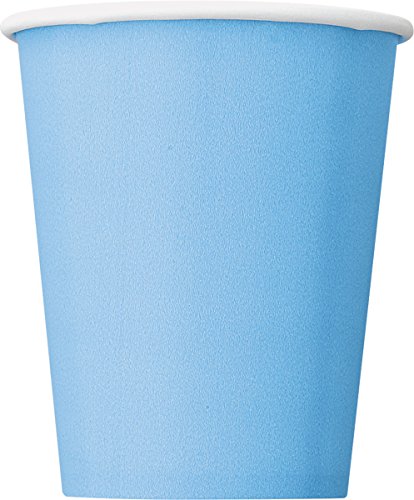 Papierbecher - 266 ml - Hellblau - Packung mit 8 Stück Papierbecher - 266 ml - Hellblau - Packung mit 8 Stück von Unique