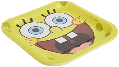 SpongeBob SquarePants Quadratische Speiseteller – 8 Stück von Unique