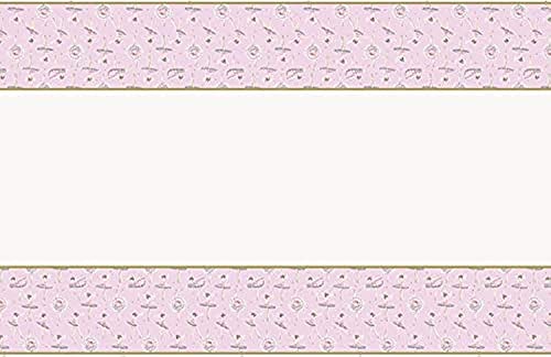 Unique 75953 Ballerina Geburtstag Rechteckige Tischdecke | Rosa | 1 Stück von Unique