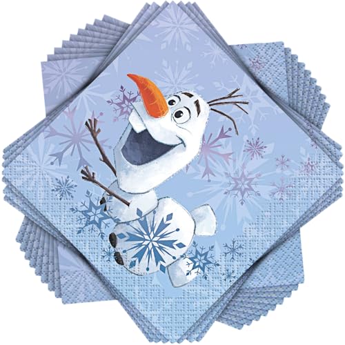 Unique Disney Frozen 2 Getränke-Servietten (16 Stück) – perfekt für Partys und Feiern von Unique