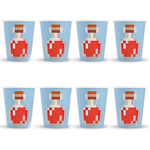Unique Minecraft 9oz Paper Cups [8 Per Package] von Unique