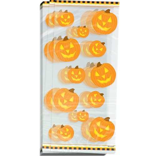 Unique Party Supplies Halloween-Geschenktüten Kürbis-Partytüten 20 Stück orange 28x13cm Einheitsgröße von Unique