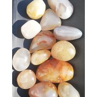 Geschleifte Und Daumengedrückende Transparente Achate Gebänderte Chalcedonies, Handsteine, Palmsteine, 13 Stück Geschleifte Und Daumengedrückende Transparente Achate Gebänderte Chalcedonies, Handsteine, Palmsteine, 13 Stück von UniqueAgateStore