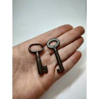 Antiker Eisenschlüssel, Sammelschlüssel, Anhängerschlüssel Aus Metall Mit Nr. 6 von UniqueArtGiftStore