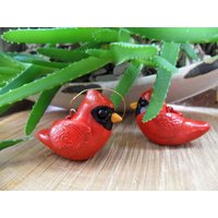 Cardinal Christbaumschmuck - Weihnachtsbaumschmuck Handgemachter Kardinal Aus Ton Cardinal Christbaumschmuck - Weihnachtsbaumschmuck Handgemachter Kardinal Aus Ton von UniqueBoutiqueJasmin