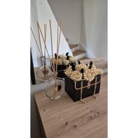 Kerzen Blumenstrauß | Handgefertigtes Blumen Gesteck Xxl Deko Blumenform Kerzenbouquet von UniqueCandlesbyR