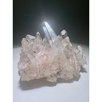 Absolut Bezaubernder Pink Lemurian Stufe - Klare, Perfekte Spitzen von UniqueCrystalsZurich