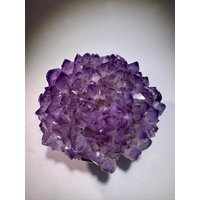 Exklusive Amethyst Blüte/Blume 14.5cm - 1.42Kg | Perfekte Spitzen Mit Phantomen Stalaktit Unikat Aus Uruguay von UniqueCrystalsZurich