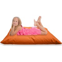 Beanbag Bodenkissen, Sitzsack Großes Orange Weicher 235Gsm Polyester Stoffbezug von Kosiproductsuk