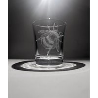 Bienen Schnapsglas - Bienenglas Hummelglas Likörglas Bienengeschenk Bestäuber Hummeln Kristalllikörglas Schnapsgläser von UniqueGlassEngraving