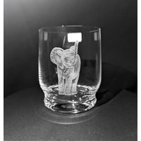 Elefanten-Whiskyglas - Baby-Elefant Elefantenbecher Handgravierter Elefant Elefanten-Wasserglas Elefanten-Geschenke von UniqueGlassEngraving